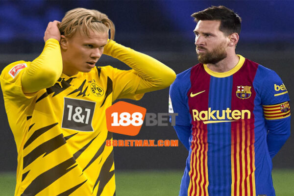Barca bán hàng loạt cầu thủ để mua Haaland đá cặp cùng Messi